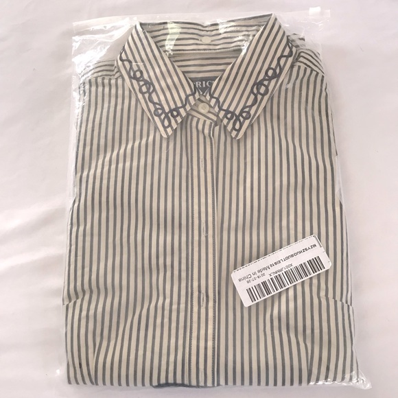 Prich women’s shirt 0p stripped preppy style - Picture 8 of 9